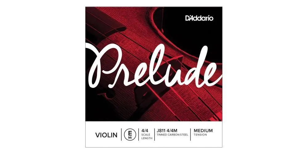 Daddario J811 Cuerda Prelude Mi para violin 44 tensión media