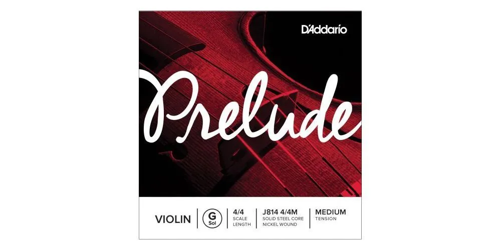 D´addario J814 Cuerda Prelude Sol para Violín tensión media