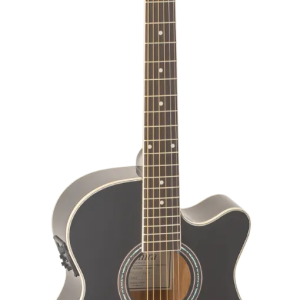 Guitarra acústica admira indiana negra brillo