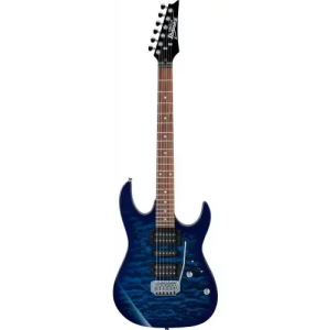 Ibanez GRX70QA TBB Guitarra Eléctrica Transparent Blue Burst