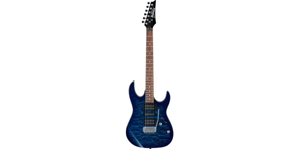 Ibanez GRX70QA TBB Guitarra Eléctrica Transparent Blue Burst
