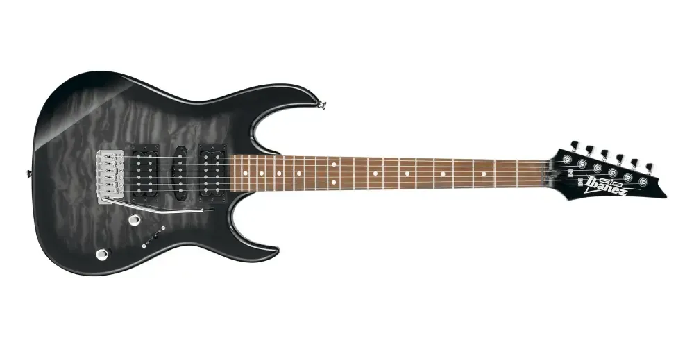Ibanez GRX70QA TKS Guitarra Eléctrica Transparent Black Sunburst
