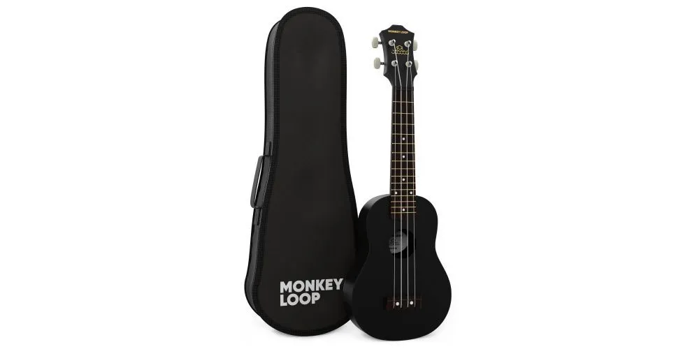 Monkey Loop Gorilla Black Ukelele Soprano