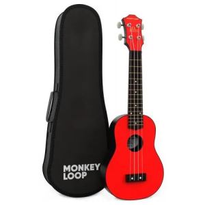 Monkey Loop Gorilla Red Ukelele Soprano