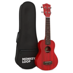 Monkey Loop Stone Red Ukelele Soprano