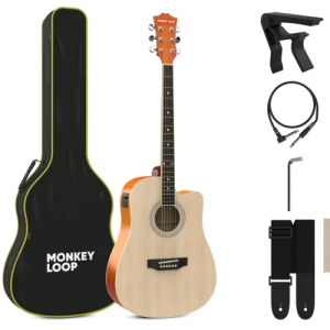 Monkey Loop Valley D 10CE Natural Pack Guitarrist