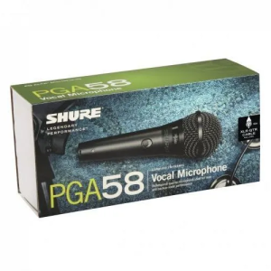 SHURE PGA58 XLR Micrófono cardioide dinámico para voces
