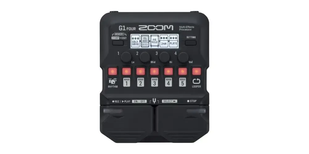 ZOOM G1 Four Pedal Multiefectos