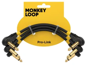 monkey loop pro link pedal guitar patch cable 5 cm pack 3 packaging (1)