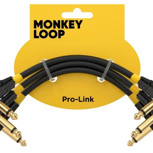 monkey loop pro link pedal guitar patch cable 5 cm pack 3 packaging (2)