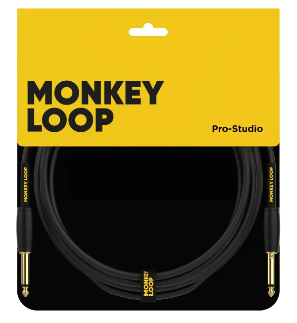 monkey loop pro studio series s s 3m cable profesional guitarra bajo packaging